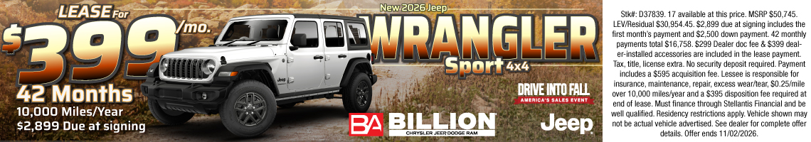 2026 Jeep Wrangler 4-Door