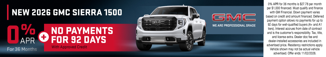 2026 GMC Sierra 1500
