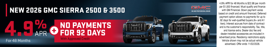 2026 GMC Sierra 2500HD