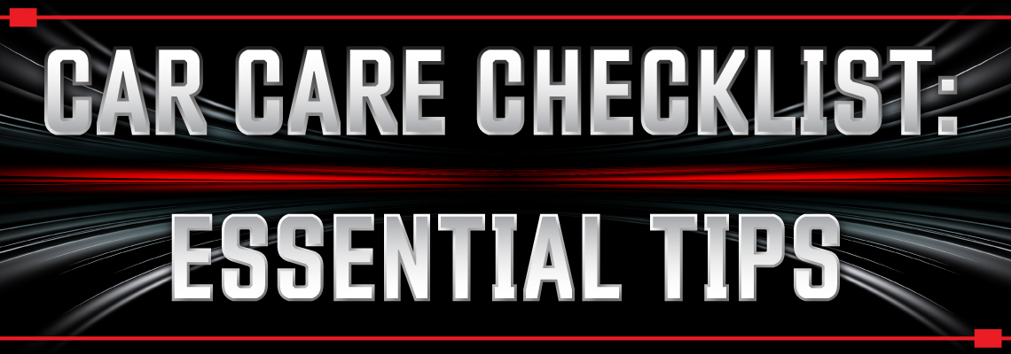 Car Care Checklist