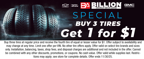 25OCT_BCGCS_TIRE SPECIAL BUY 3 GET 1 FOR 1