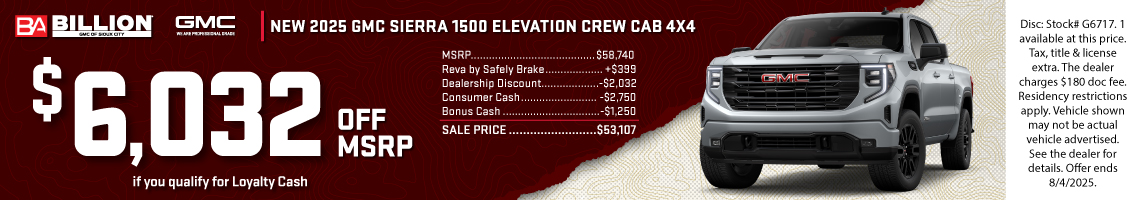 New 2025 GMC Sierra 1500 Elevation