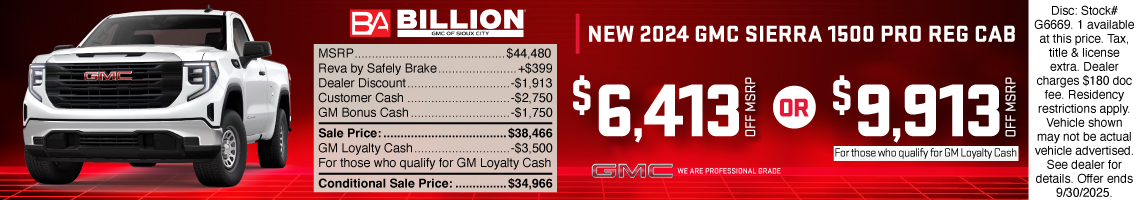 New 2024 GMC Sierra 1500 Pro