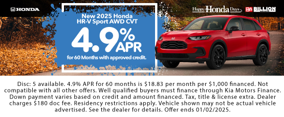 24NOV_BHIC_NEW 2025 HONDA HR-V SPORT