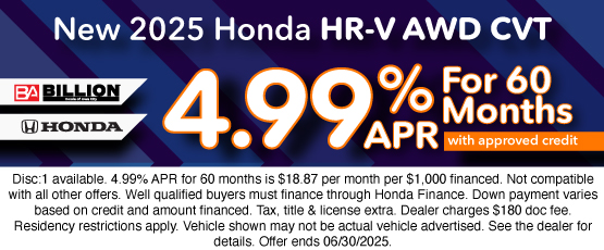 25JUN_BHIC_NEW 2025 HONDA HR-V SPORT