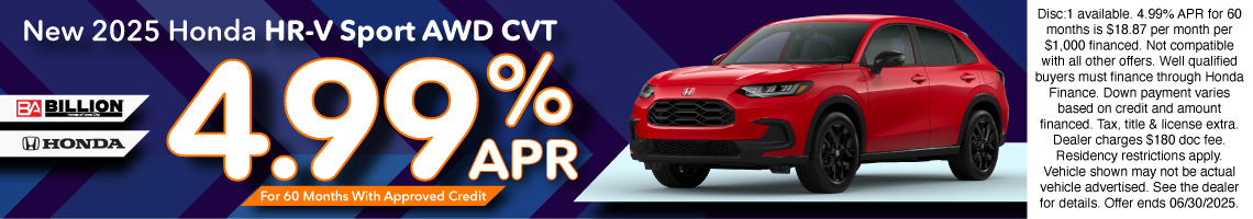 25JUN_BHIC_NEW 2025 HONDA HR-V SPORT