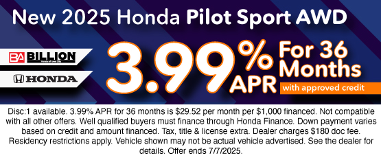 25JUL_BHIC_NEW 2025 HONDA PILOT SPORT