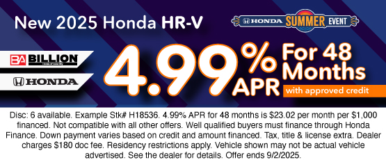 25JUL_BHIC_NEW 2025 HONDA HR-V