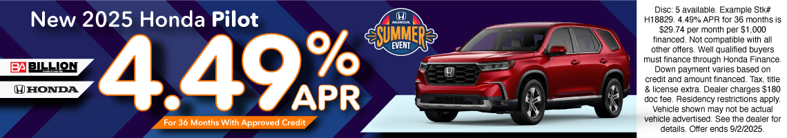 25JUL_BHIC_NEW 2025 HONDA PILOT