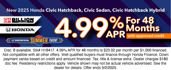 25JUL_BHIC_NEW 2025 HONDA CIVIC HATCHBACK, CIVIC SEDAN, CIVIC HATCHBACK HYBRID
