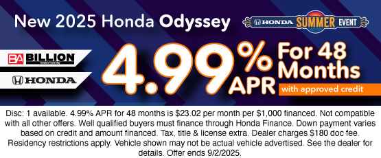 25JUL_BHIC_NEW 2025 HONDA ODYSSEY