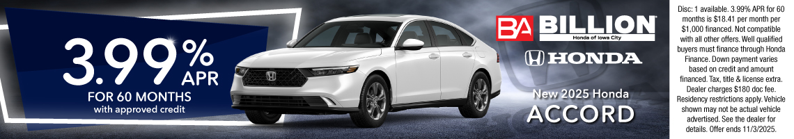 New 2025 Honda Accord Sedan LX