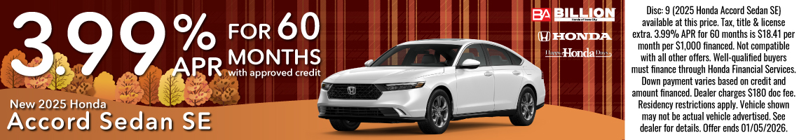 25NOV_BHIC_NEW 2025 HONDA ACCORD SEDAN SE