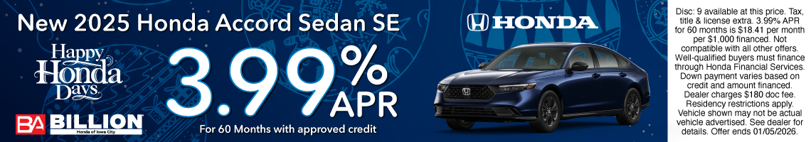 25DEC_BHIC_NEW 2025 HONDA ACCORD SEDAN SE