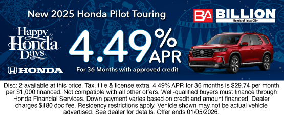 25DEC_BHIC_NEW 2025 HONDA PILOT TOURING