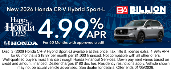 25DEC_BHIC_NEW 2026 HONDA CR-V HYRBID SPORT-L