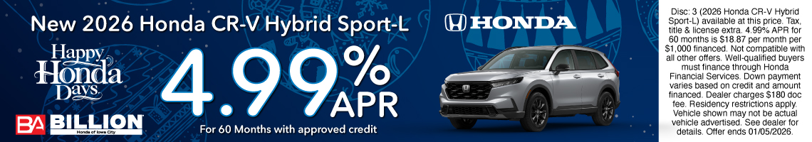 25DEC_BHIC_NEW 2026 HONDA CR-V HYRBID SPORT-L