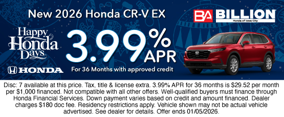 25DEC_BHIC_NEW 2026 HONDA CR-V EX