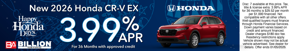 25DEC_BHIC_NEW 2026 HONDA CR-V EX