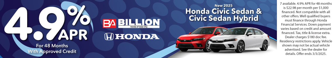 25JAN_BHIC_NEW 2025 HONDA CIVIC SEDAN AND HYBRID