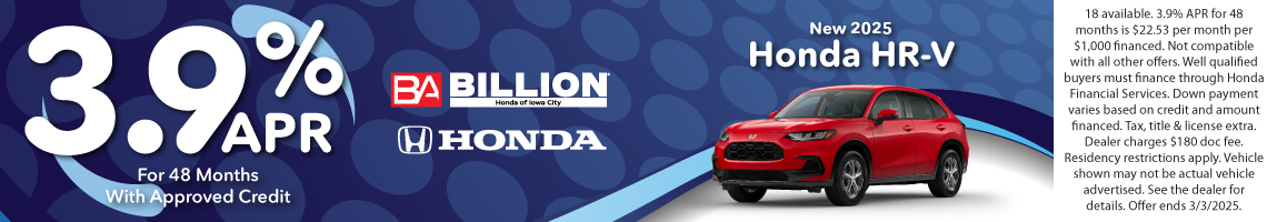 25JAN_BHIC_NEW 2025 HONDA HR-V