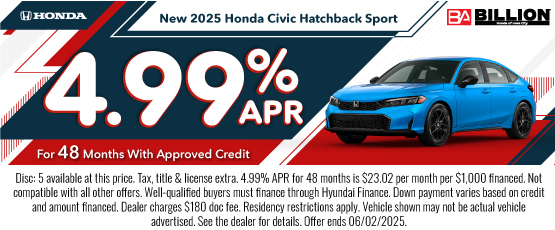 25MAY_BHIC_NEW 2025 HONDA CIVIC HATCHBACK SPORT
