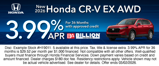 26JAN_BHIC_NEW 2026 HONDA CR-V EX