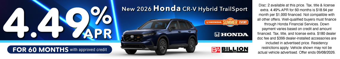 26JUL_BHIC_NEW 2026 HONDA CR-V HYBRID TRAILSPORT