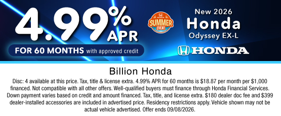 26JUL_BHIC_New 2026 Honda Odyssey EX-L