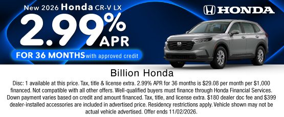 26SEP_BHIC_NEW 2026 HONDA CR-V LX