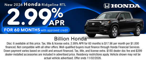 26SEP_BHIC_NEW 2026 HONDA RIDGELINE RTL