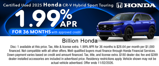 26SEP_BHIC_CERTIFIED_2025 HONDA CR-V HYBRID SPORT TOURING