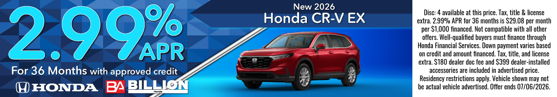 26MAY_BHIC_New 2026 Honda CR-V EX