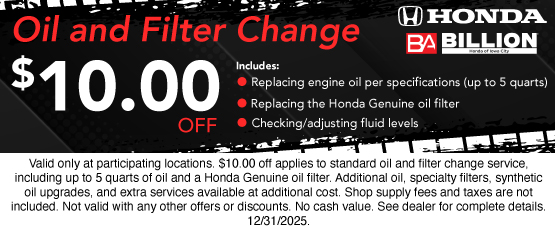 25AUG_BHICS_OIL AND FILTER CHANGE