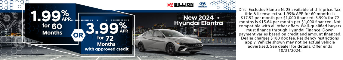 New 2024 Hyundai Elantra SEL