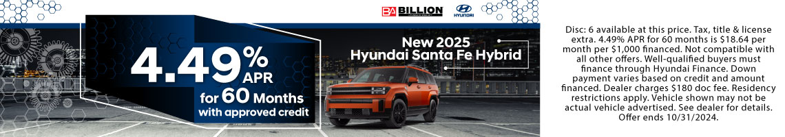 New 2025 Hyundai Santa Fe Hybrid Limited