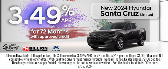 24NOV_BHYIC_NEW 2024 HYUNDAI SANTA CRUZ LIMITED_3.49 apr