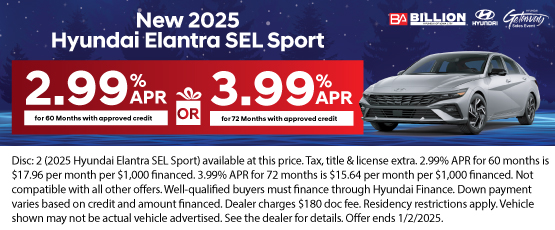 24DEC_BHYIC_APR_NEW 2025 HYUNDAI ELANTRA SEL SPORT