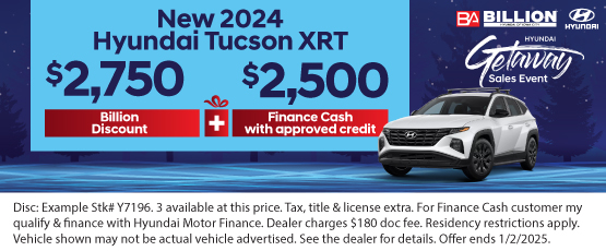 24DEC_BHYIC_REBATE_NEW 2024 HYUNDAI TUCSON XRT