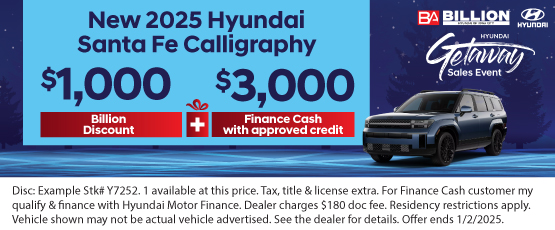 24DEC_BHYIC_REBATE_NEW 2025 HYUNDAI SANTA FE CALLIGRAPHY