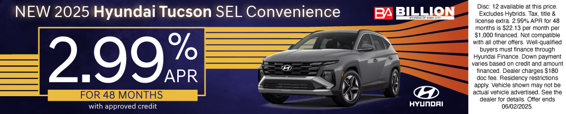 25MAY_BHYIC_NEW 2025 HYUNDAI TUCSON SEL CONV