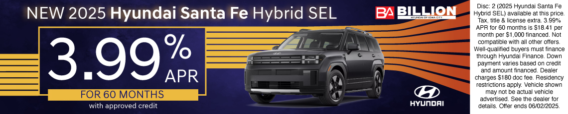 New 2025 Hyundai Santa Fe Hybrid SEL
