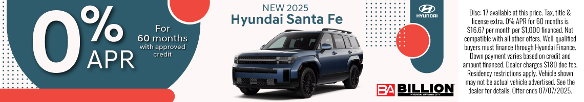 New 2025 Hyundai Santa Fe Calligraphy