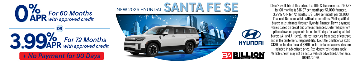26MAY_BHYIC_NEW 2026 HYUNDAI SANTA FE SE