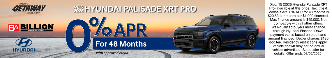26FEB_BHYIC_NEW 2026 HYUNDAI PALISADE XRT PRO
