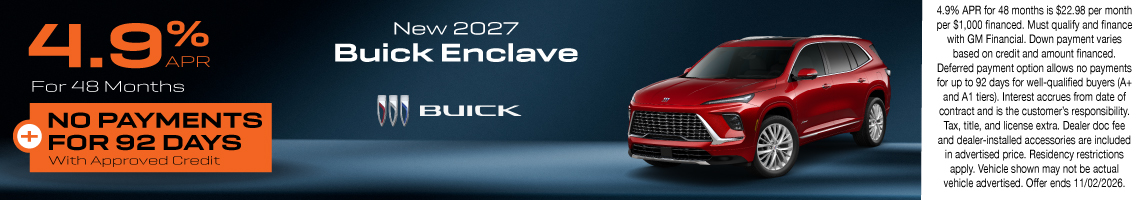 New 2027 Buick Enclave Avenir