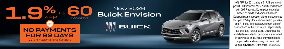 New 2026 Buick Envision Sport Touring