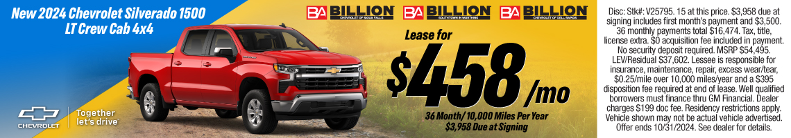 24OCT_BILC_NEW 2024 CHEVY SILVERADO 1500 LT CREW