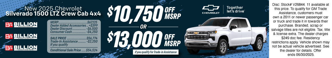 25JUN_BILC_NEW 2025 CHEVROLET SILVERADO 1500 LTZ CREW