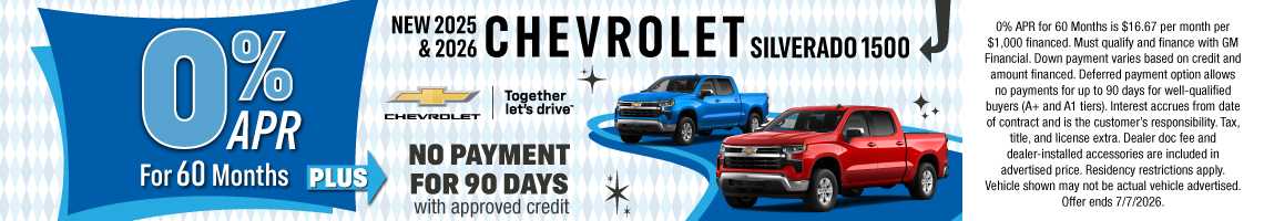 26JUN_BILCHEV_NEW 2025 & 2026 CHEVROLET SILVERADO 1500